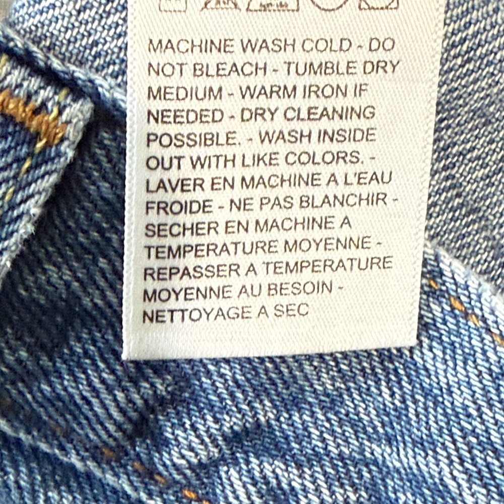 Levi’s 501 90’s Jeans Women’s 23 Straight Leg Big E Premium Denim Classic Casual - Picture 8 of 9